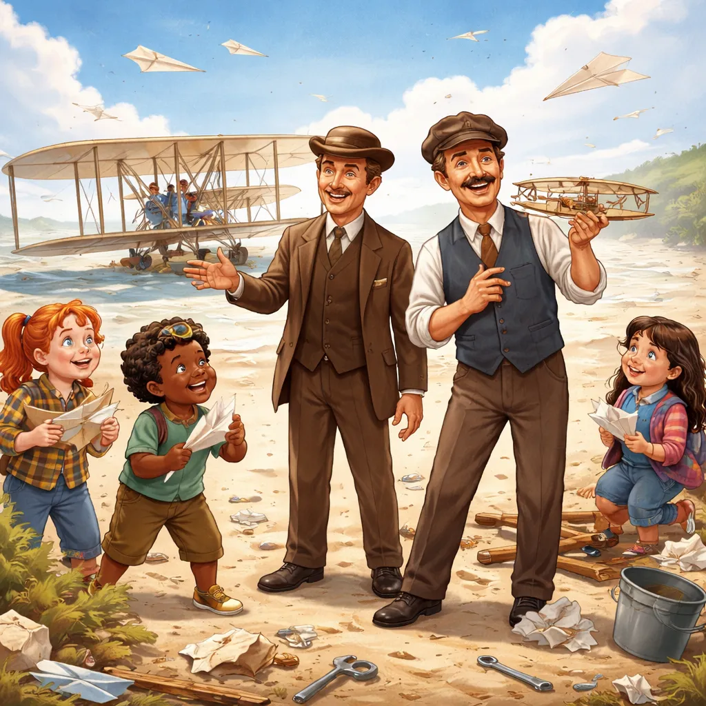 Когда история знаменитости: братья Райт учат детей, что неудача окрыляет?