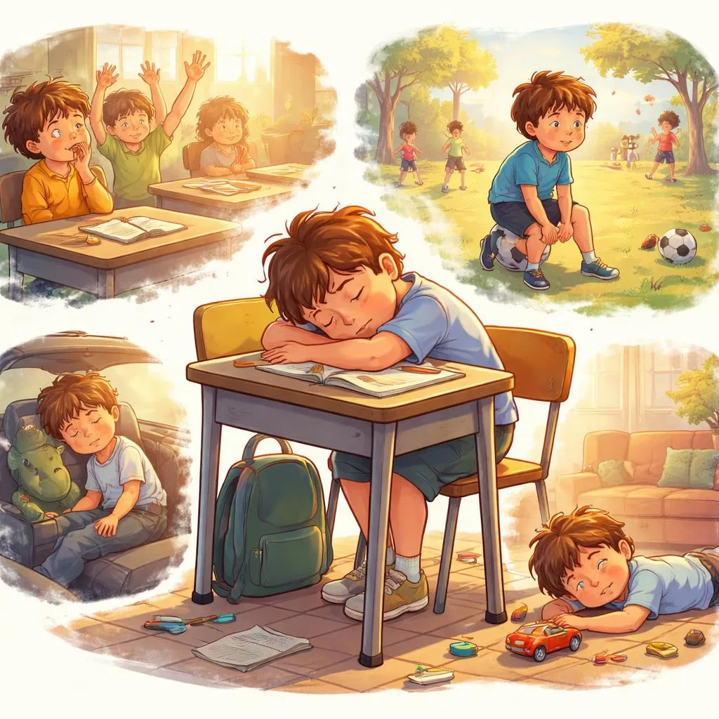 Quand un enfant se sent-il fatigué et las ? Comprendre les moments de faible énergie