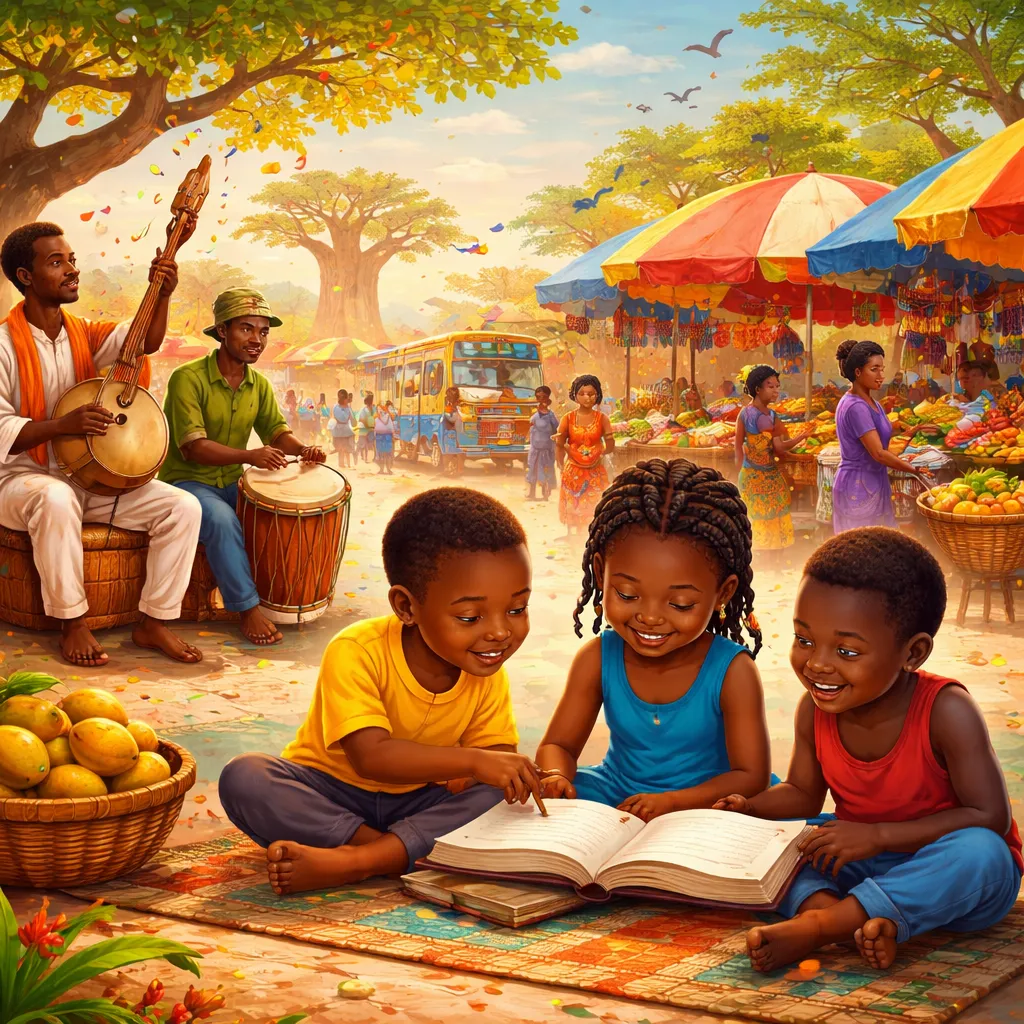 When Does Learning Reading: Senegal Become a Colorful Journey Through Music and Markets?