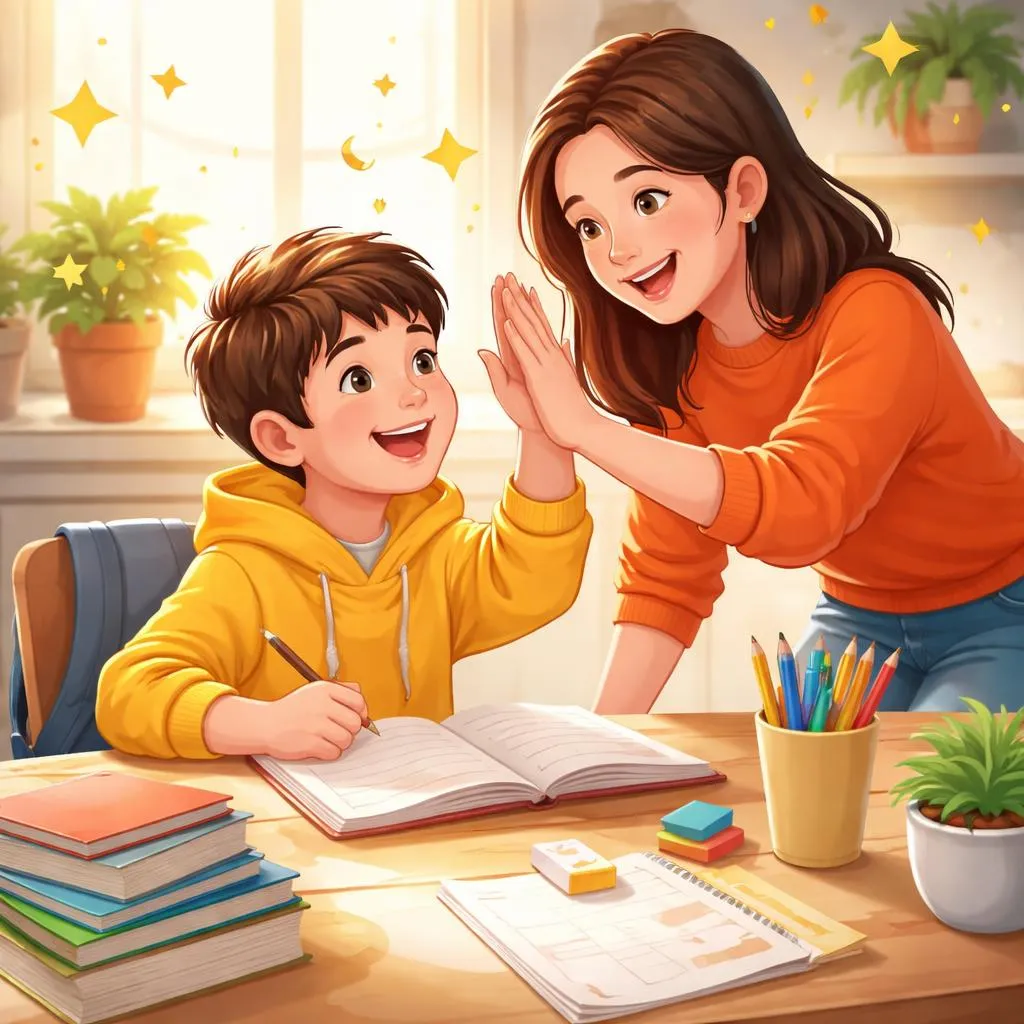 একটি শিশুকে পরীক্ষার জন্য প্রস্তুত করার সময়, অনুপ্রেরণার জন্য বলুন “তোমার সেরাটা দাও” অথবা “সবটুকু উজাড় করে দাও”?