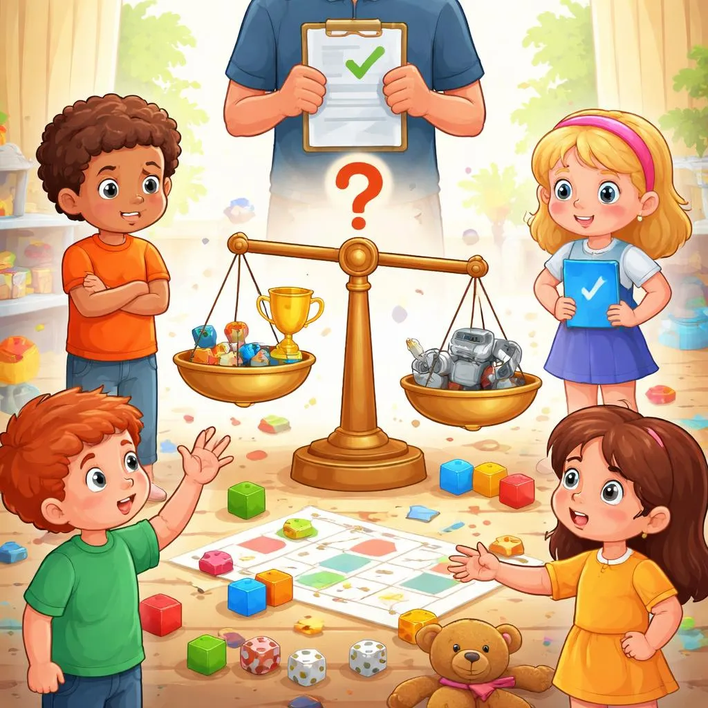 什麼時候對孩子來說,遊戲是公平的、規則是公平制定的、公平很重要,或者決定是不公平的?