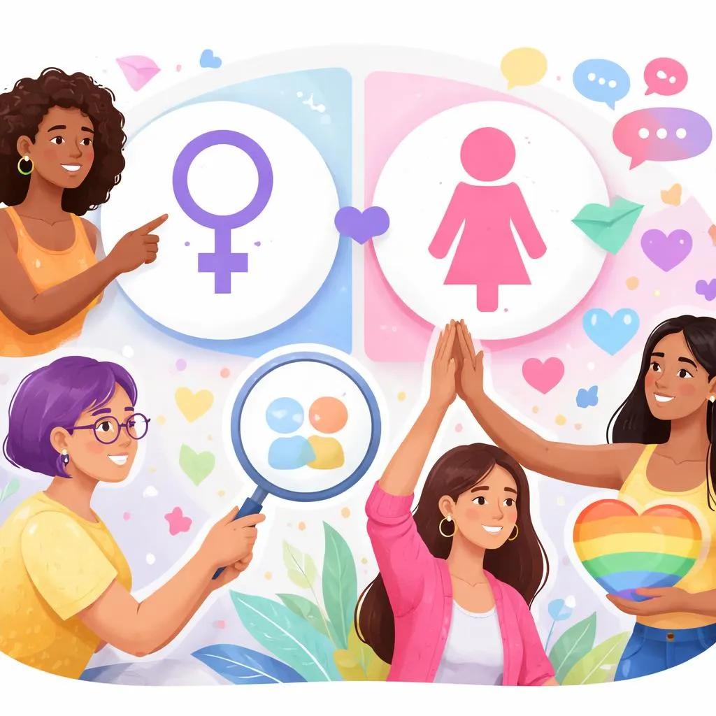 Quand une personne est-elle appelée « female » et « woman » ? Un guide du vocabulaire de genre