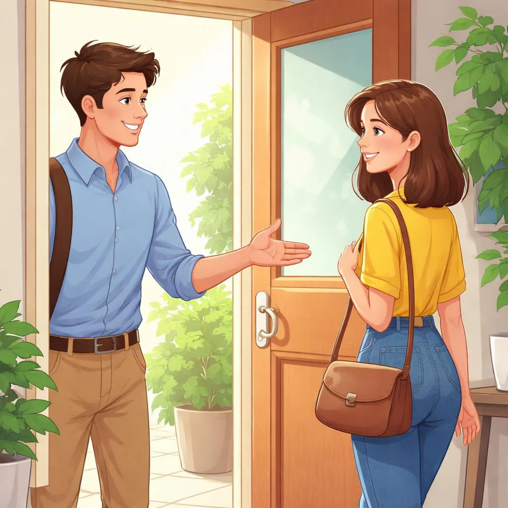When Letting Someone Go First, Should You Say “After You” or “You First” at a Door?