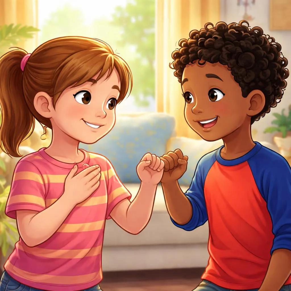When Making a Serious Promise, Should a Child Say “Cross My Heart” or “I Promise” to Show They Mean It?