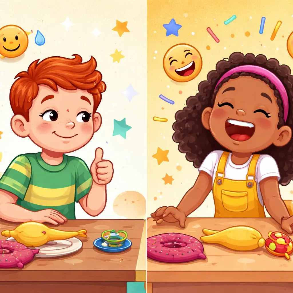 ¿Cuándo debe un niño decir “Eso es gracioso” en lugar de “Eso es divertidísimo” sobre un chiste?