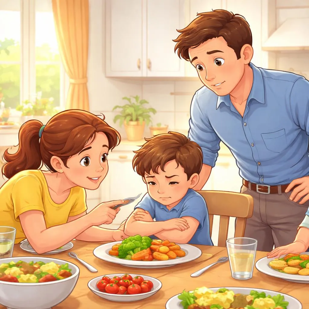 家長何時該對挑食的孩子說「吃你的食物」而不是「用餐」?