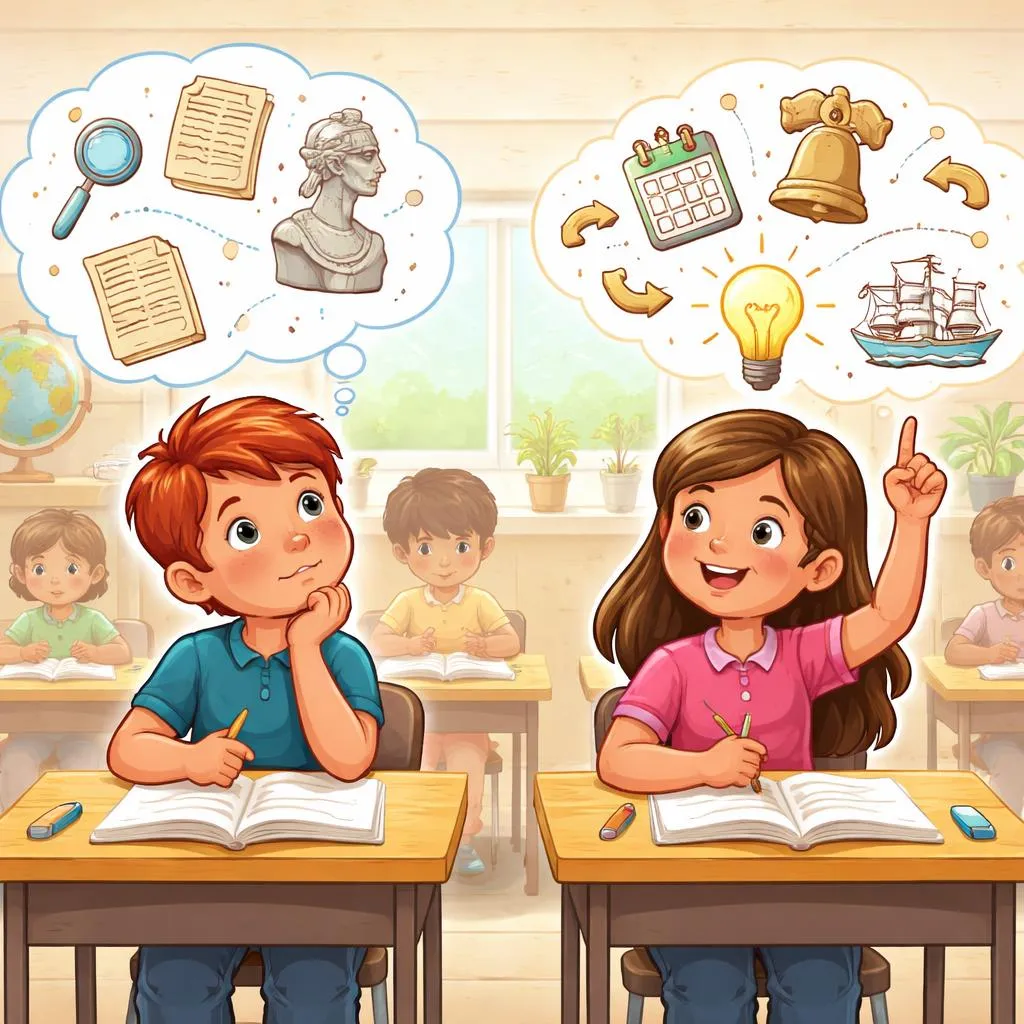When Should Kids Choose Remembering To Instead Of Recalling To During A School History Quiz?