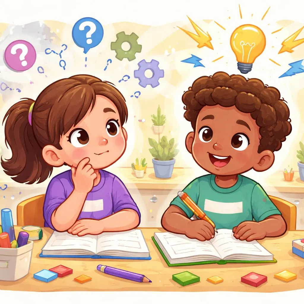 When Should Kids Choose Thinking To Instead Of Considering To During A Tricky Math Problem At School?