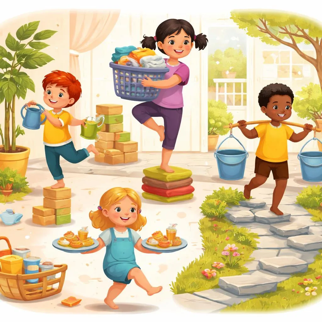 Kapan Anak-Anak Harus Berlatih Menjadi Seimbang Daripada Menjadi Setara Saat Bermain dan Melakukan Pekerjaan Sehari-Hari?
