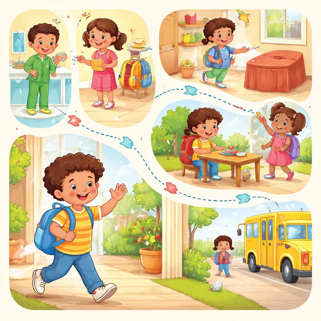 When Should Kids Practice Being Moving To Instead Of Being Shifting To During Daily Routines?