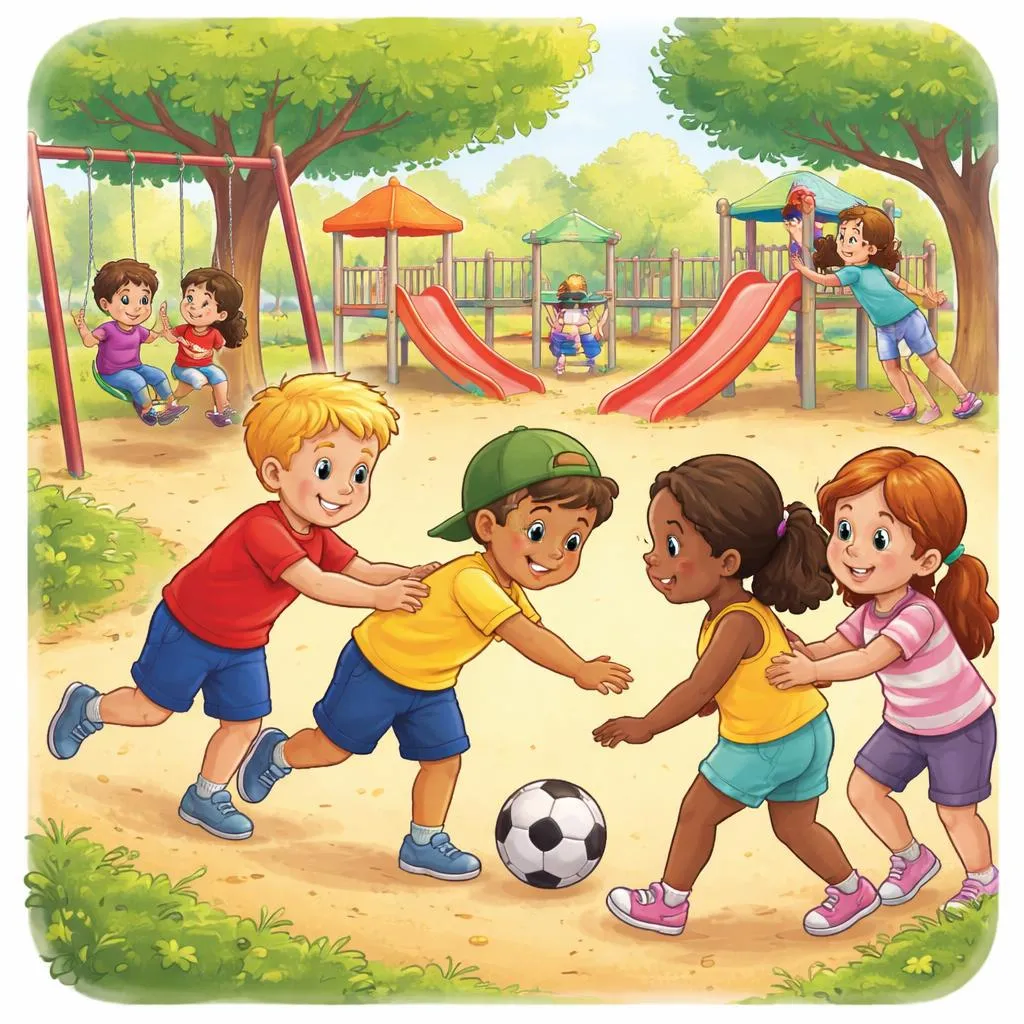 When Should Kids Practice Being Pushing To Instead Of Being Shoving To During Playground Games?