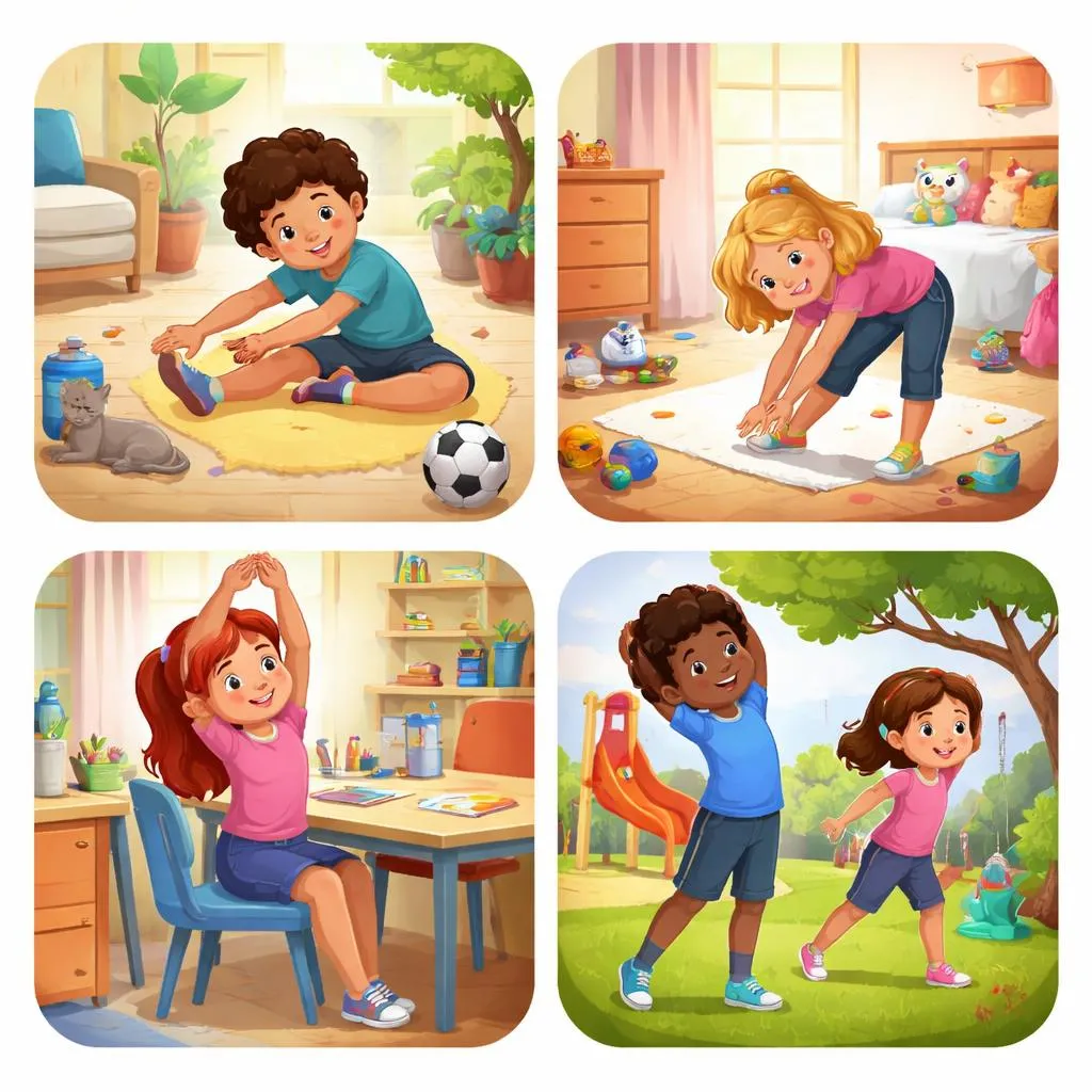 When Should Kids Practice Being Stretching To Instead Of Being Extending To During Their Daily Activities?