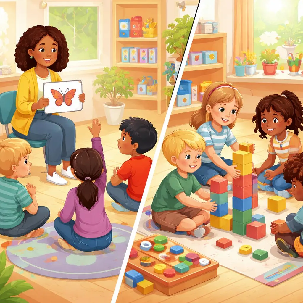 When Should Kids Practice Being Teaching To Instead Of Being Guiding To During Group Activities?