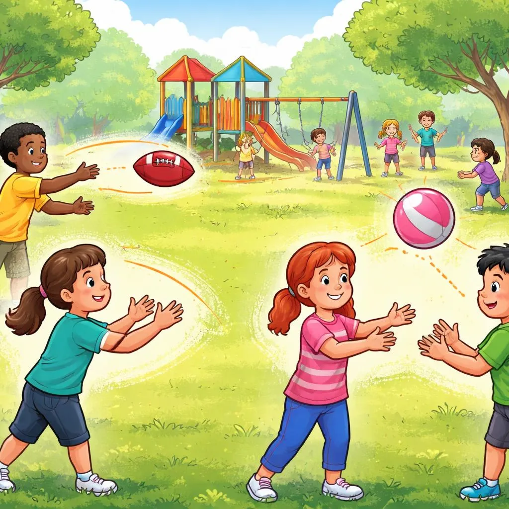 Kapan Anak-Anak Harus Berlatih Melempar Daripada Menggulung Saat Bermain di Taman Bermain?