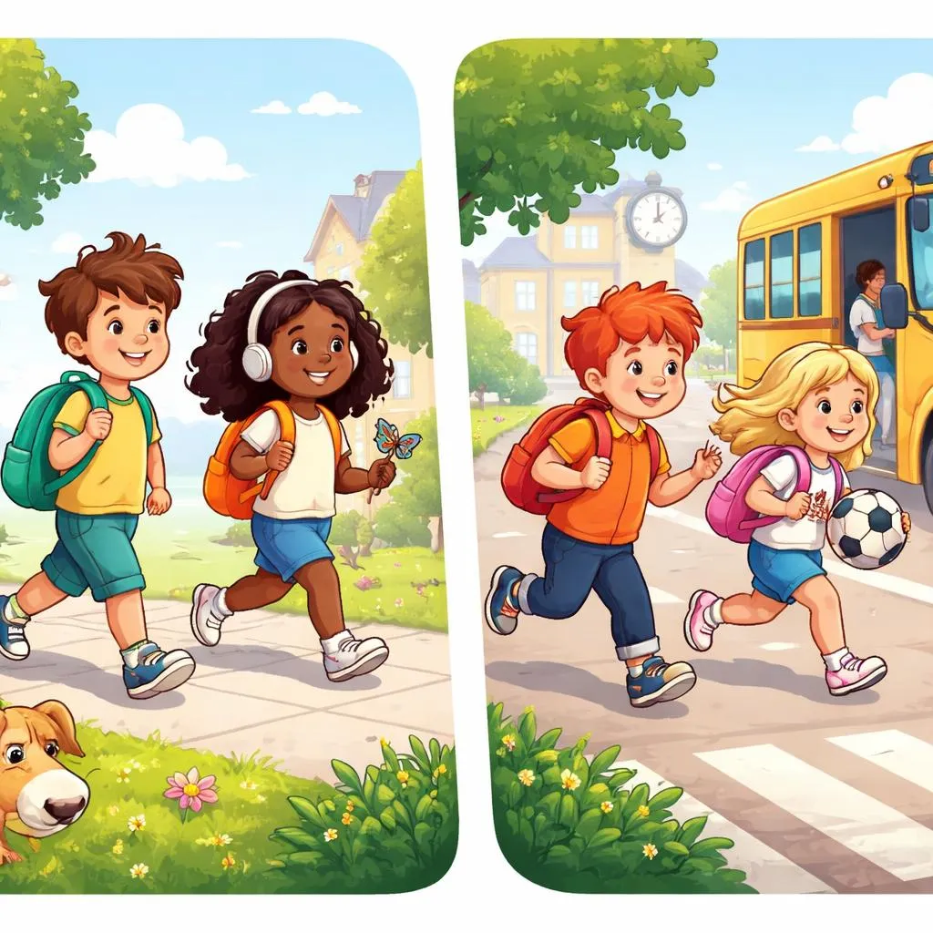 When Should Kids Practice Being Walking To Instead Of Being Strolling To During Daily Activities?