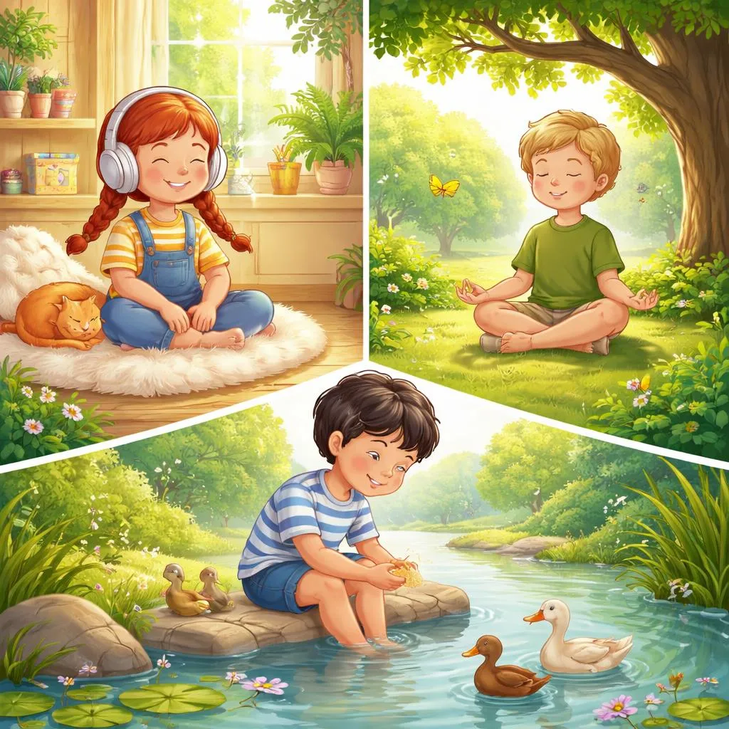 孩子什麼時候應該感到平靜或平和？