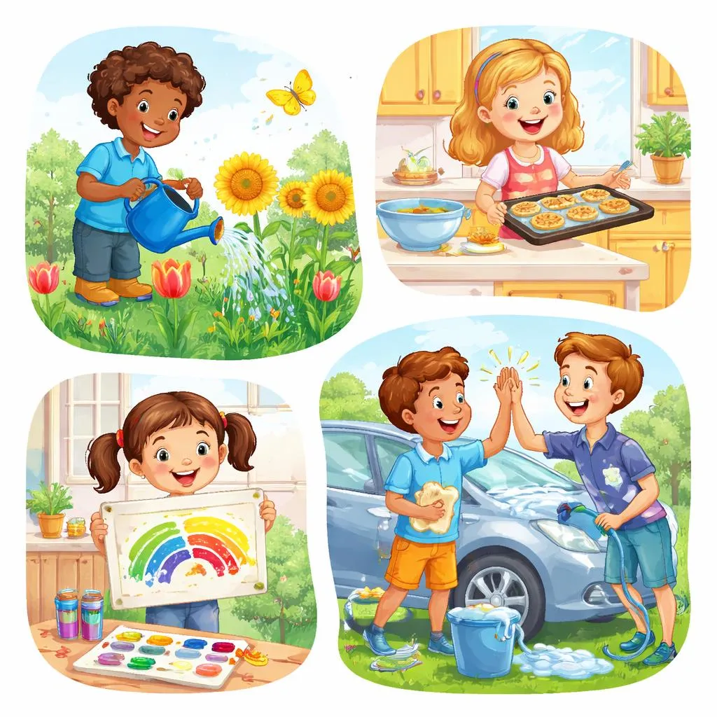 孩子們什麼時候應該為做某事感到高興或樂意？