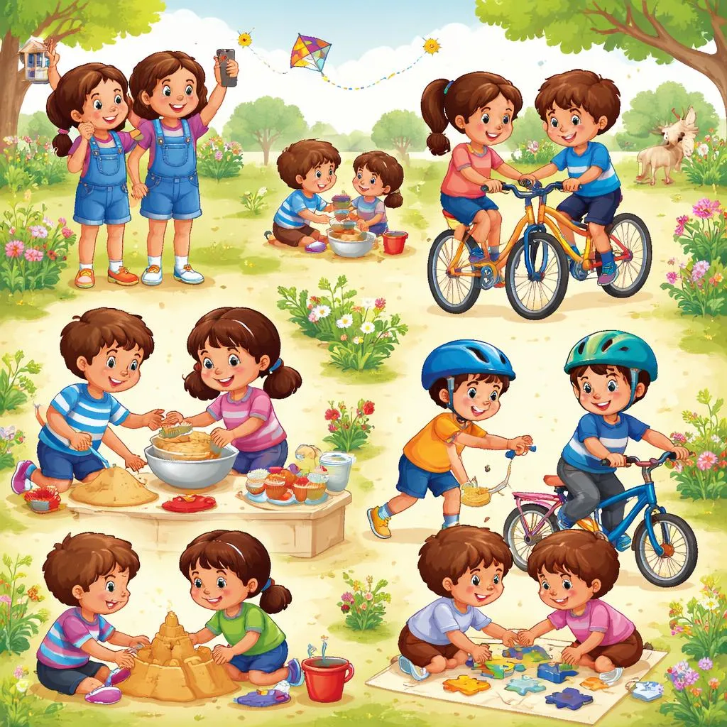在日常生活中，孩子們應該如何搭配或組合事物？