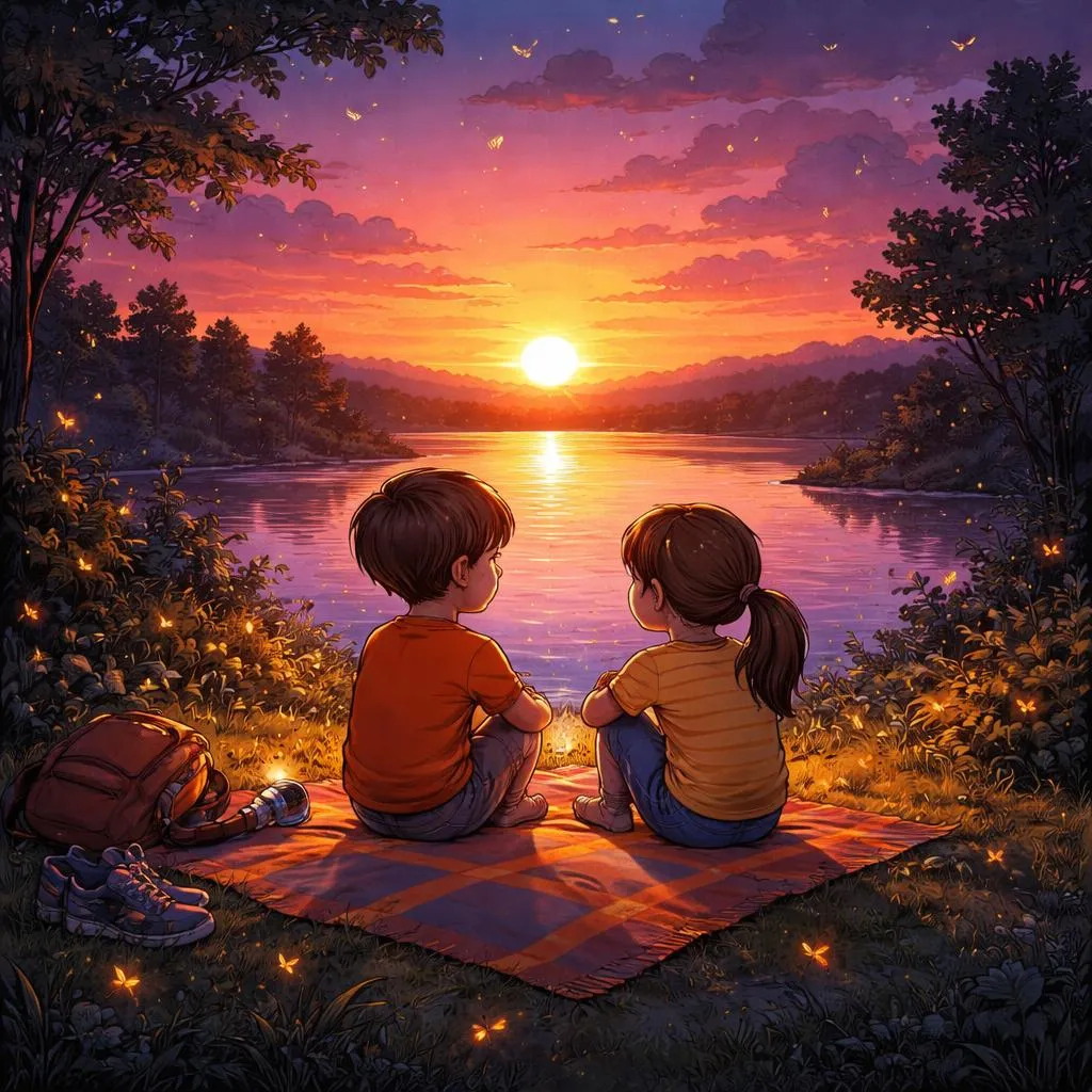 Kapan Seharusnya Kamu Mengatakan Sesuatu Itu 'Sunset' atau 'Dusk' untukmu Sebagai Seorang Anak?