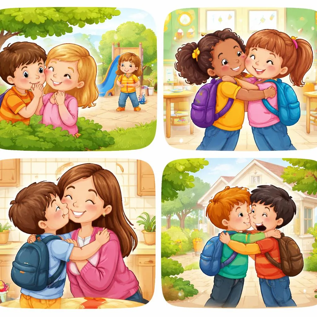 Kapan Seharusnya Kamu Mengatakan Kamu Mencium Seseorang Atau Memeluk Mereka Sebagai Anak-Anak Dalam Kehidupan Sehari-hari?