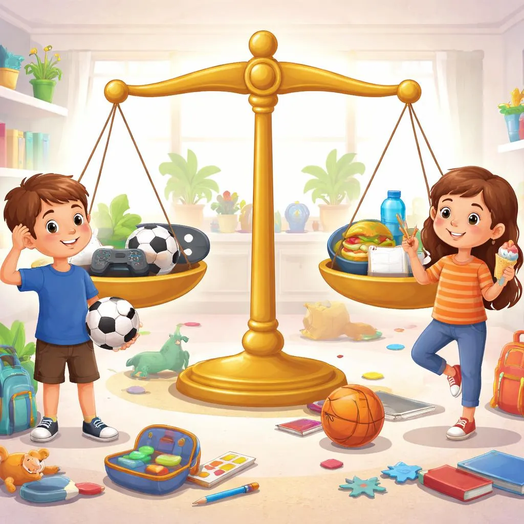 Kapan Seharusnya Kamu Menimbang untuk Melakukan Sesuatu Atau Menyeimbangkan untuk Melakukan Sesuatu dalam Kehidupan Sehari-hari Sebagai Seorang Anak?