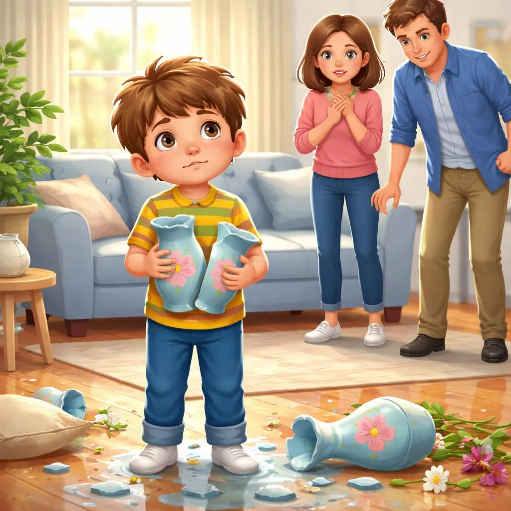 ¿Cuando algo se rompe, un niño dice “Lo rompí” o “Lo dañé”?