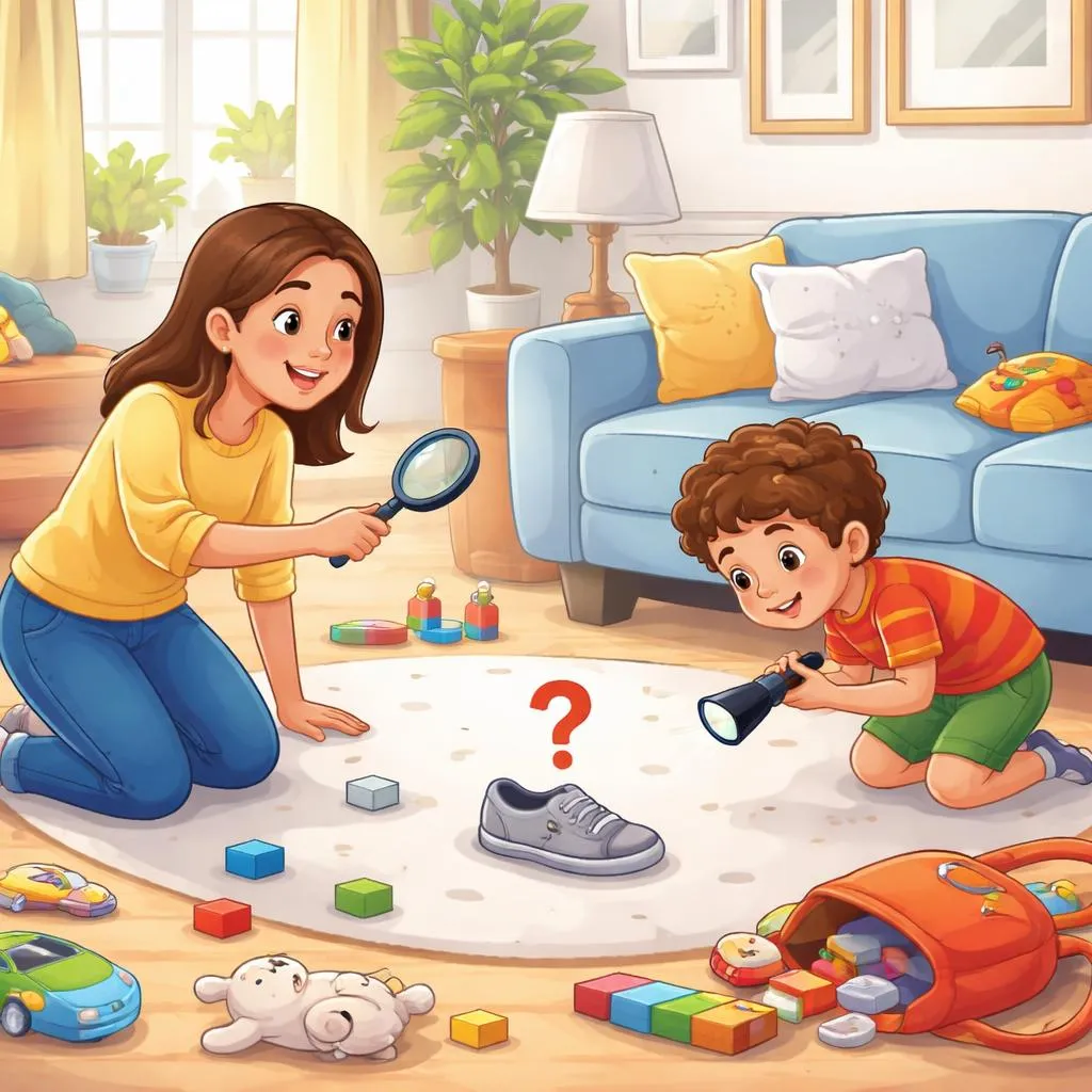 ¿Cuándo falta algo, deberías decirle a un niño “búscalo” o “encuéntralo” para encontrar el objeto perdido?