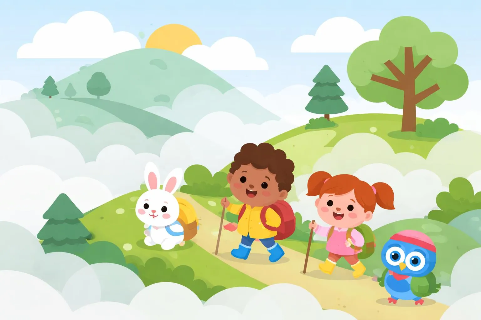 When the Fog Goes Up the Hill - Nursery Rhymes And Traditional Poems By FCIT