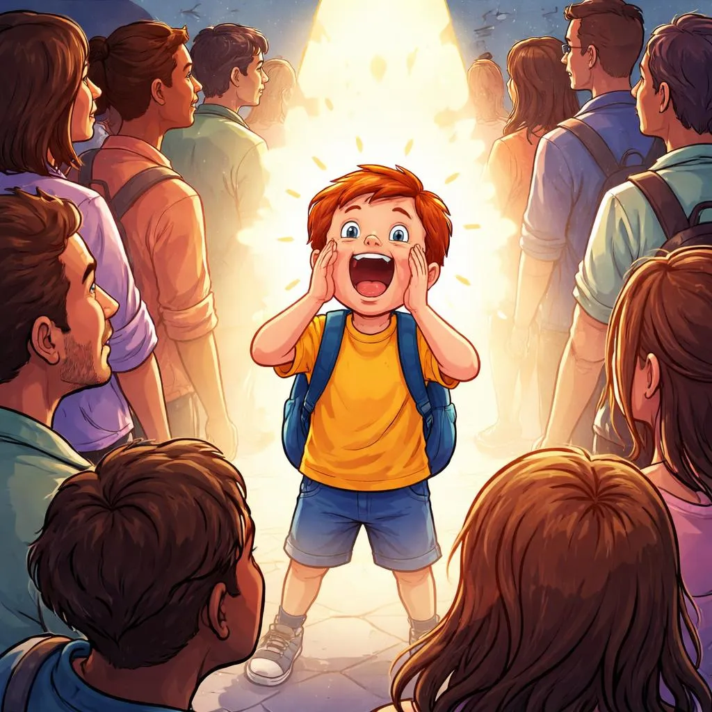 When You Need to Be Heard, Should a Child “Be Loud” or “Make Yourself Heard” in a Crowd?
