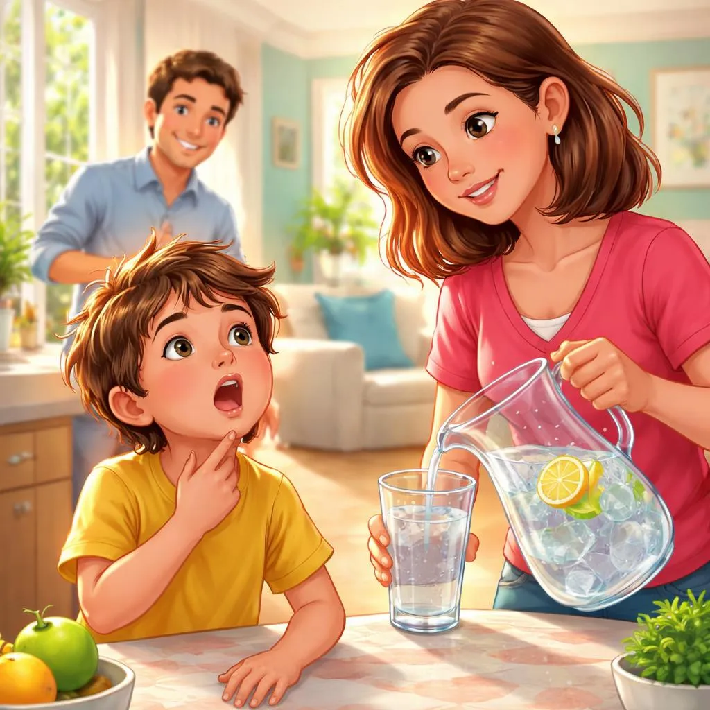 When Your Mouth Feels Dry, Should You Say “I'm Thirsty” or “I Need a Drink” to a Parent?