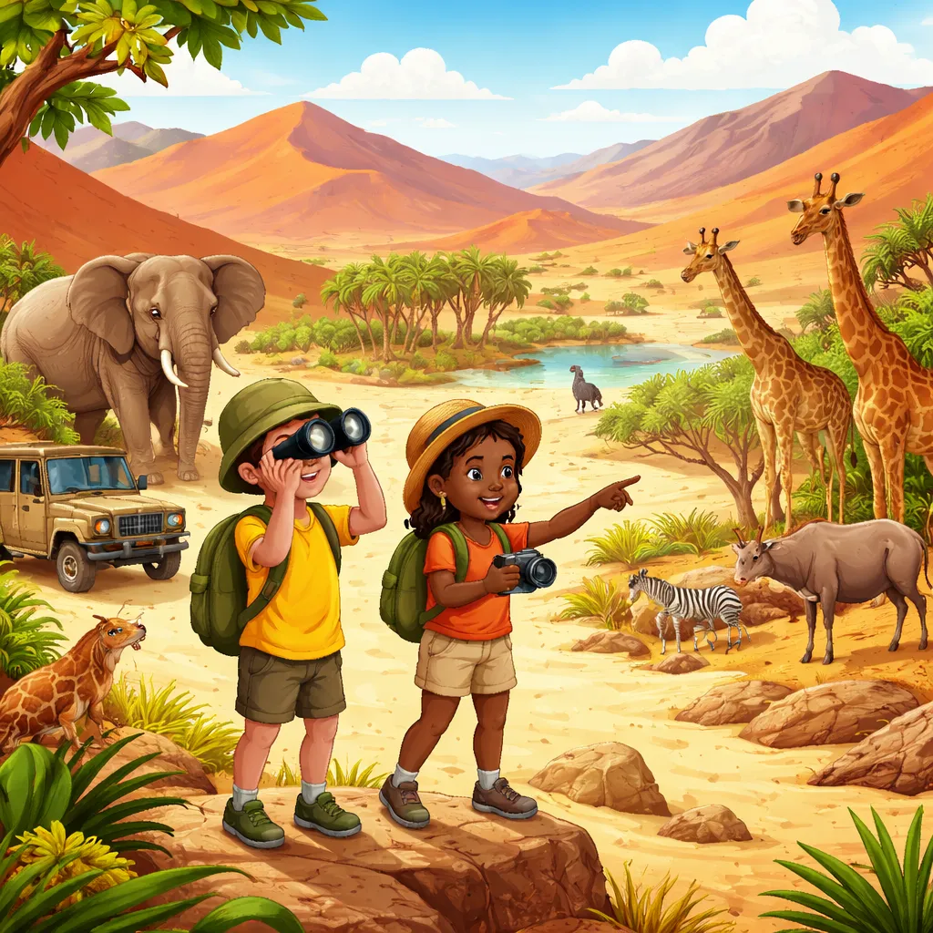 Di Mana Gurun Bertemu Satwa Liar Membaca Pembelajaran Bahasa: Apakah Namibia Membawa Petualang Muda?