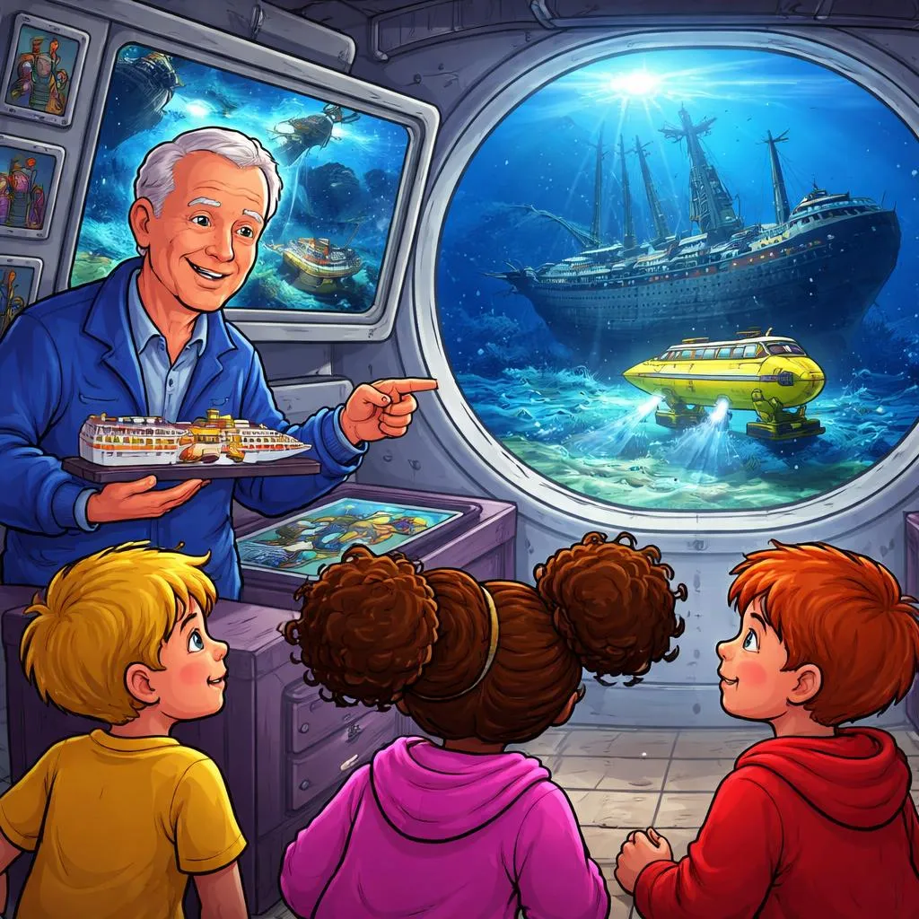 Onde Robert Ballard Encontrou o Naufrágio do Titanic? Uma História de Celebridade para Crianças