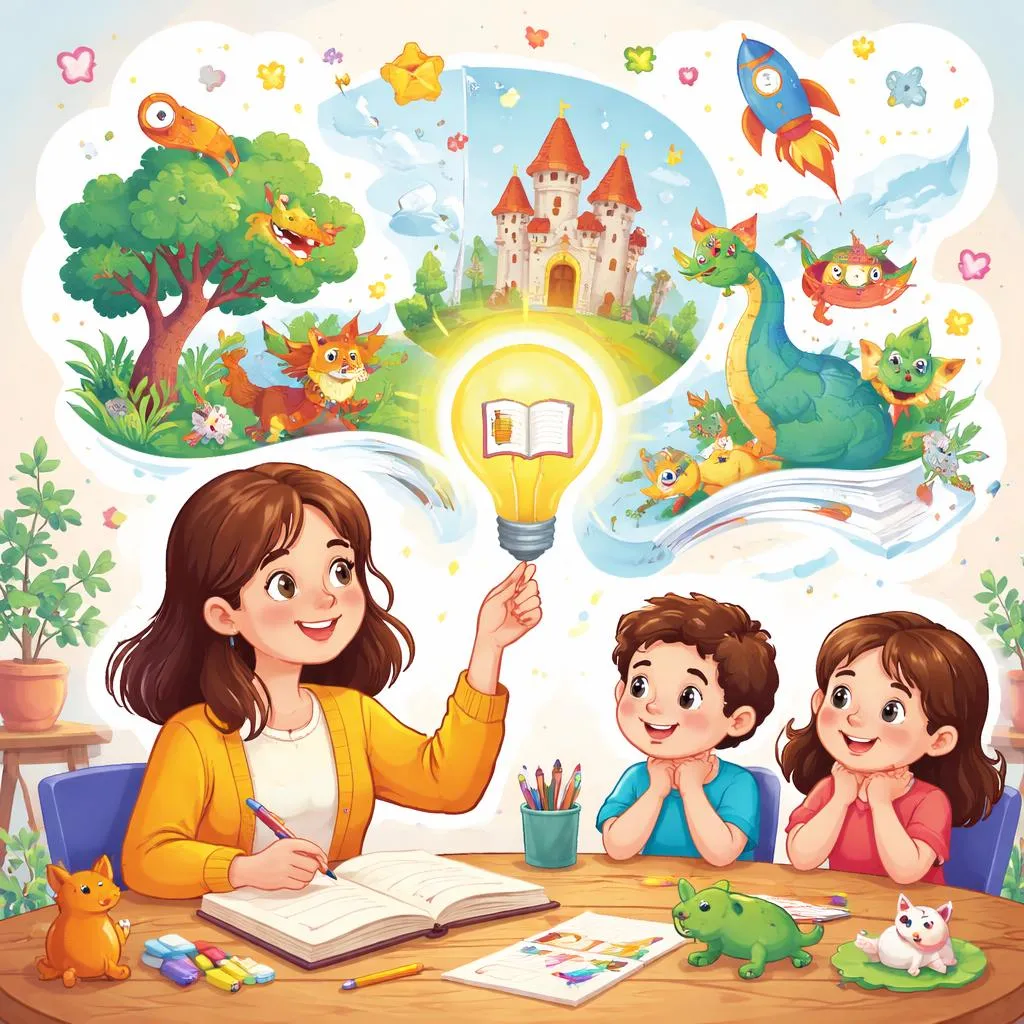 أين تجد فكرة القصة المثالية للأطفال لدروس اللغة؟