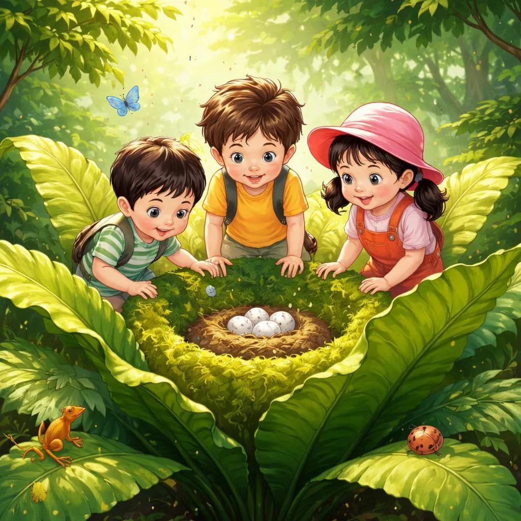 Dari Mana Tanaman Paku Sarang Burung Mendapatkan Daun Keritingnya yang Membentuk Cangkir untuk Anak-Anak?