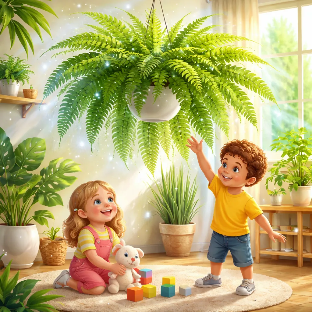 Dari Mana Tanaman Paku Boston Mendapatkan Daunnya yang Melengkung yang Memurnikan Udara Dalam Ruangan untuk Anak-Anak?