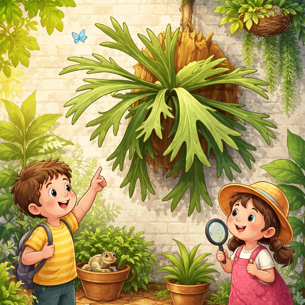 Dari Mana Tanaman Tanduk Rusa Mendapatkan Daun Berbentuk Tanduk yang Tumbuh di Dinding untuk Anak-Anak?