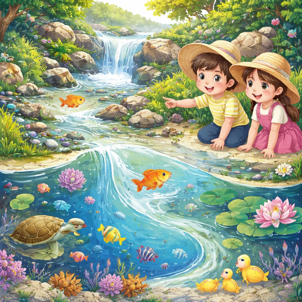 Di Mana Ikan Kecil (물고기) Berenang?