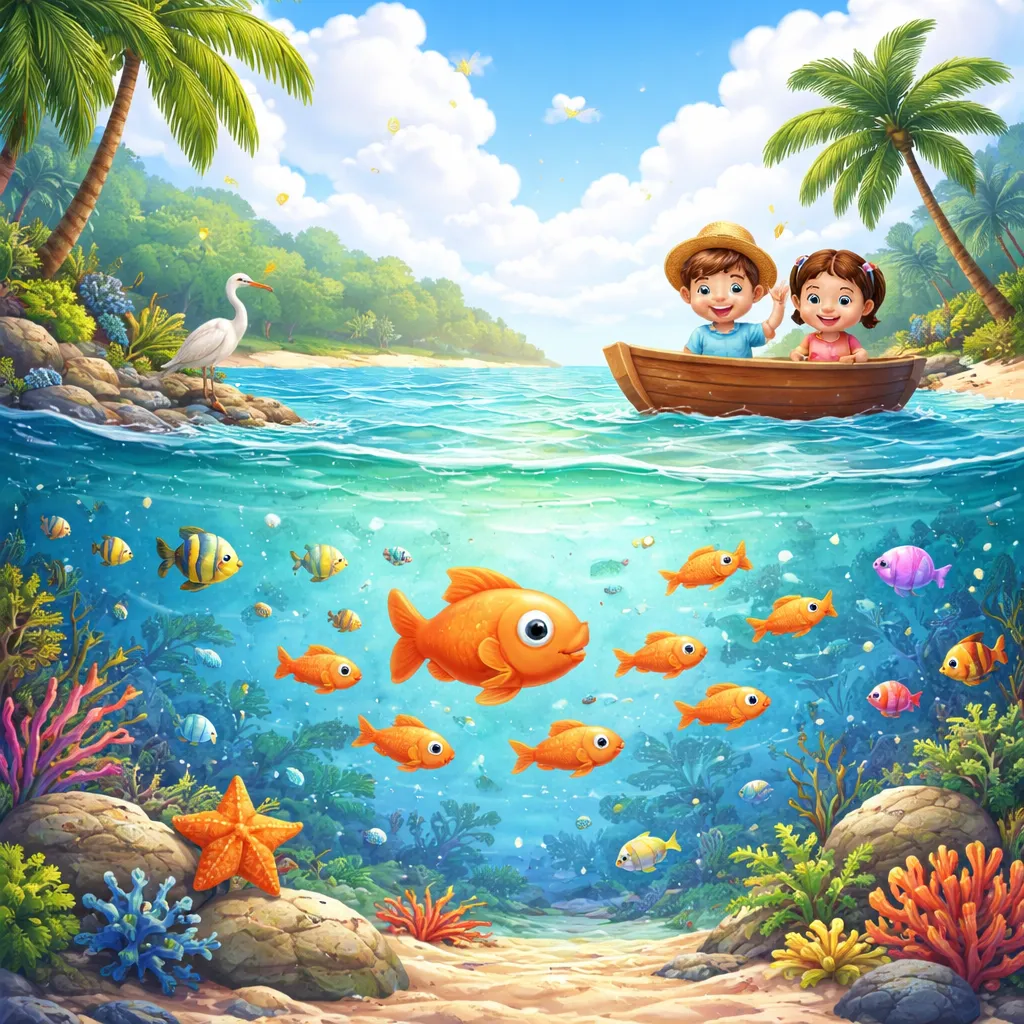 أين تسبح السمكة الصغيرة (إيكان كتشيل) في الأغنية الإندونيسية؟