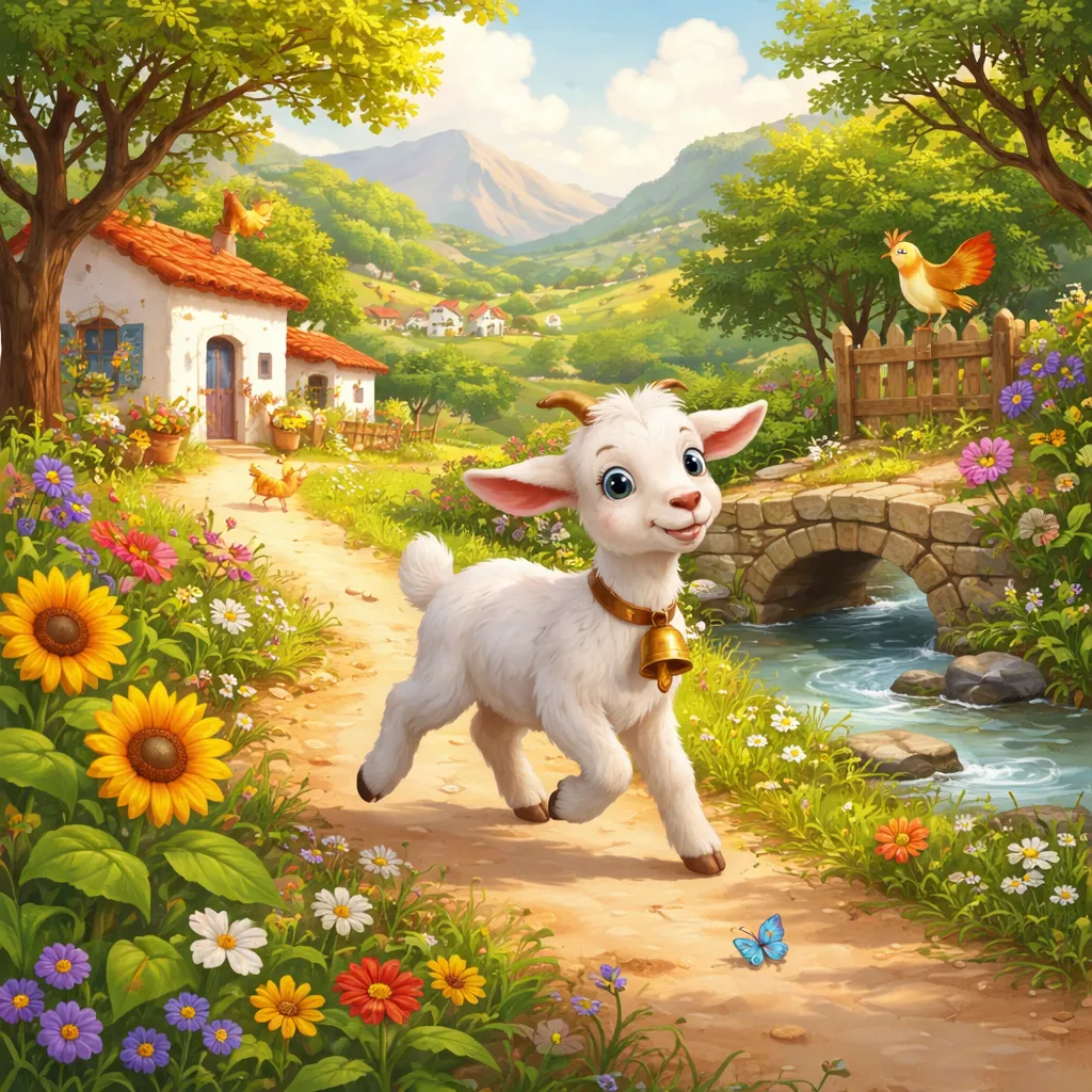 أين تذهب العنزة الصغيرة (La cabrita) في الأغنية الإسبانية؟