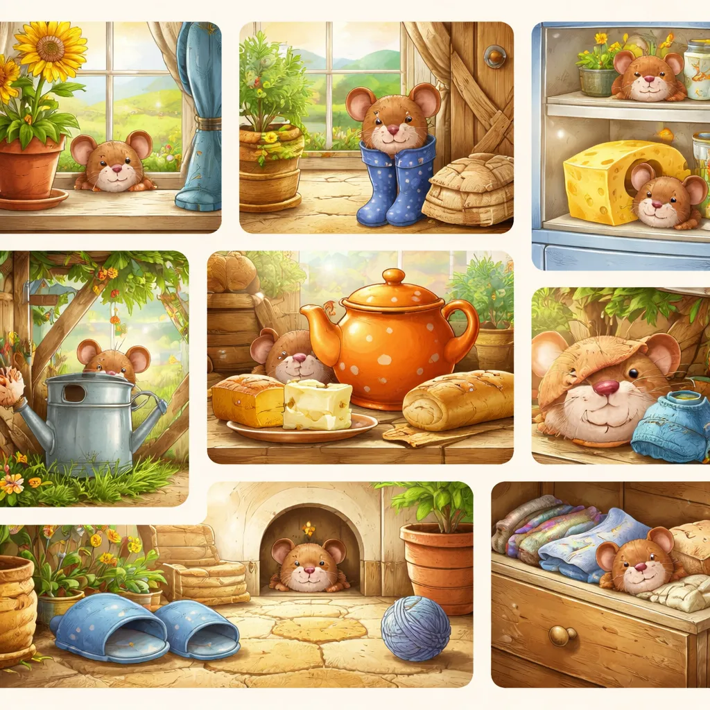 Onde a Ratinha se Esconde na Canção Alemã 'Die kleine Maus'?