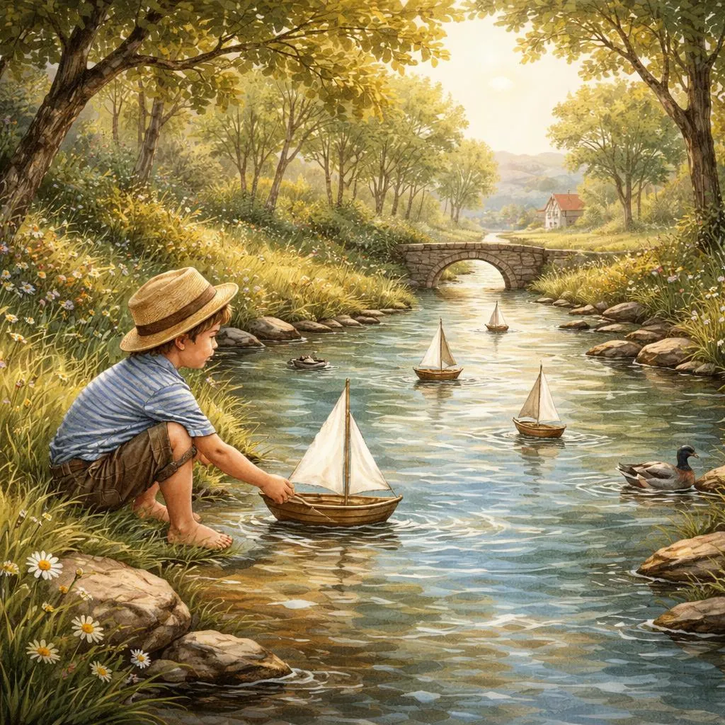 Where Go the Boats? by Robert Louis Stevenson - Read famous poems online for free