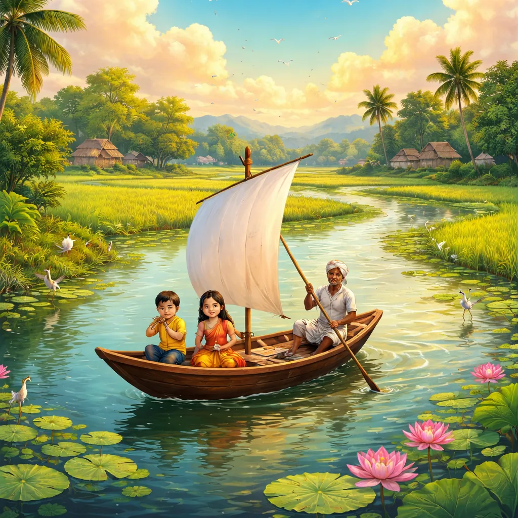 Di Mana Lagu Bengali: Perahu Kecil (নৌকা) Berlayar?