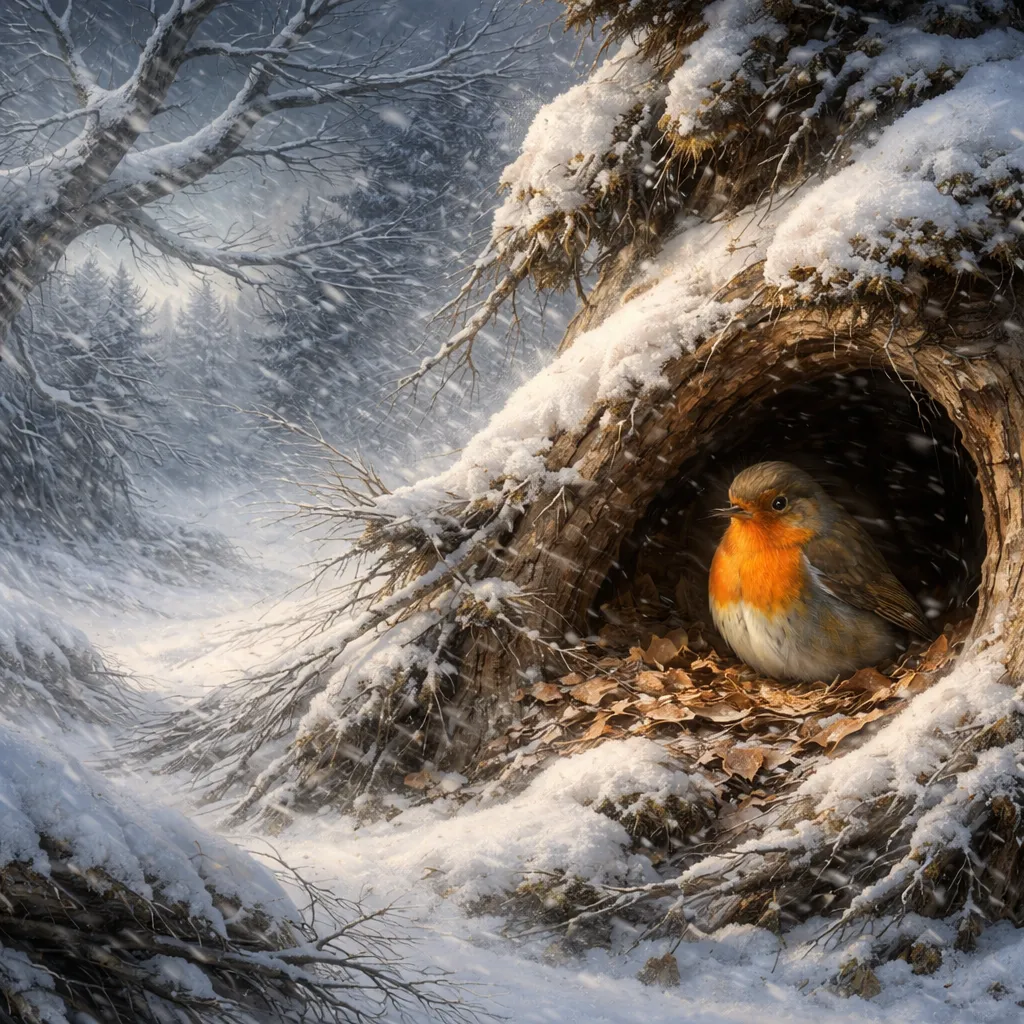 إلى أين سيذهب أبو الحناء عندما تهب الريح الشمالية؟