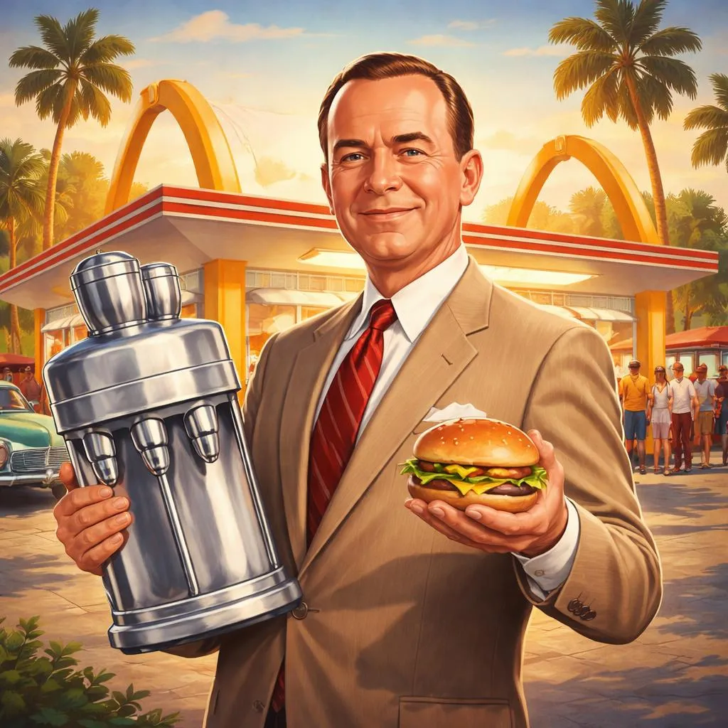 Qual vendedor de máquinas de milkshake de 52 anos viu uma lanchonete e construiu um império global? História de Celebridade: Ray Kroc