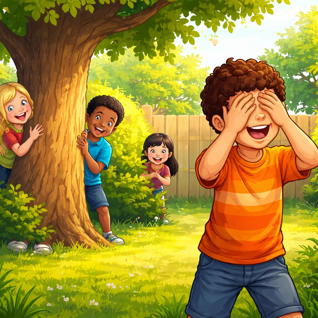 玩捉迷藏的英语对话让游戏更有趣、更具互动性