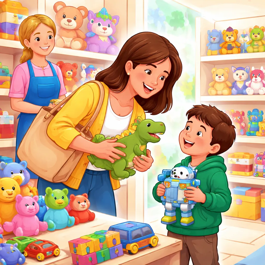 Qual Diálogo em Inglês para Comprar um Brinquedo em uma Loja Transforma as Compras em uma Experiência de Aprendizagem Confiante?