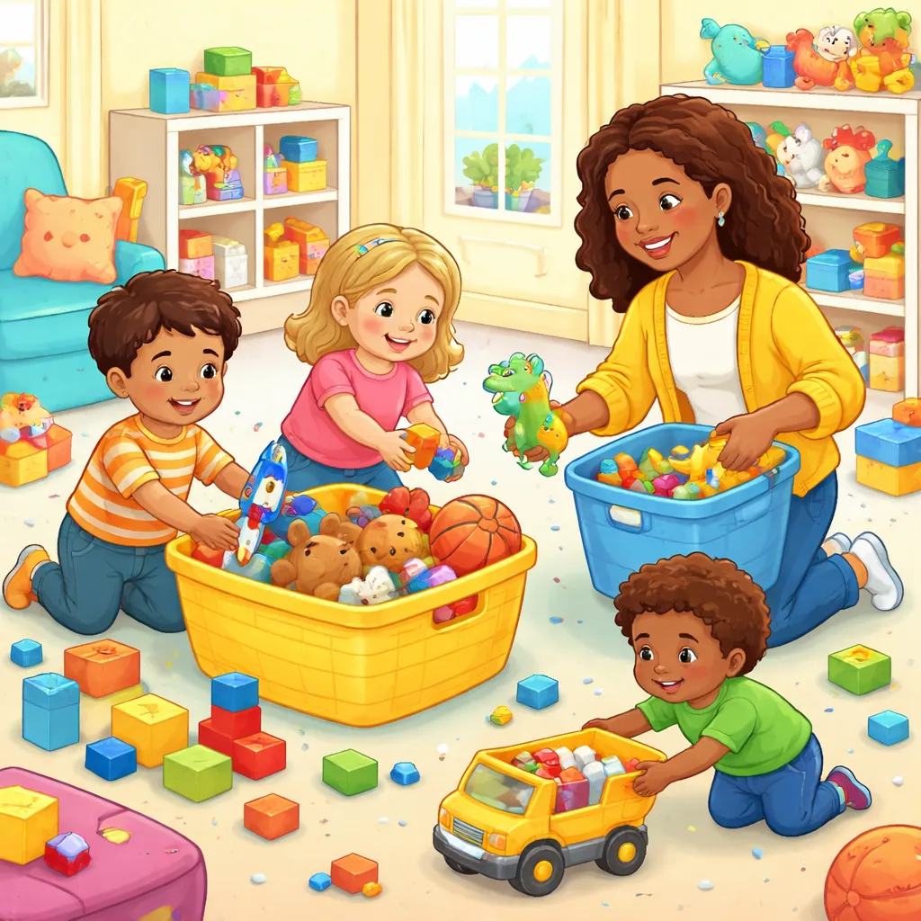 Which English Phrases for Cleaning Up Toys Turn Chores into Cooperative Play and Learning?