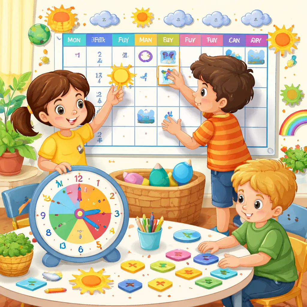 Which Free Printable Calendar for Kids Learning Helps Children Understand Days, Months, and Time?