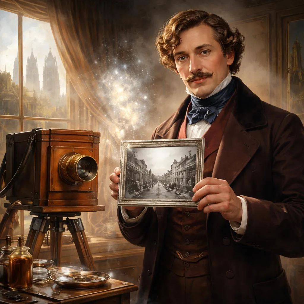 Which French Artist Created a Silver Image That Captured Reality with Stunning Clarity? Celebrity Story: Louis Daguerre