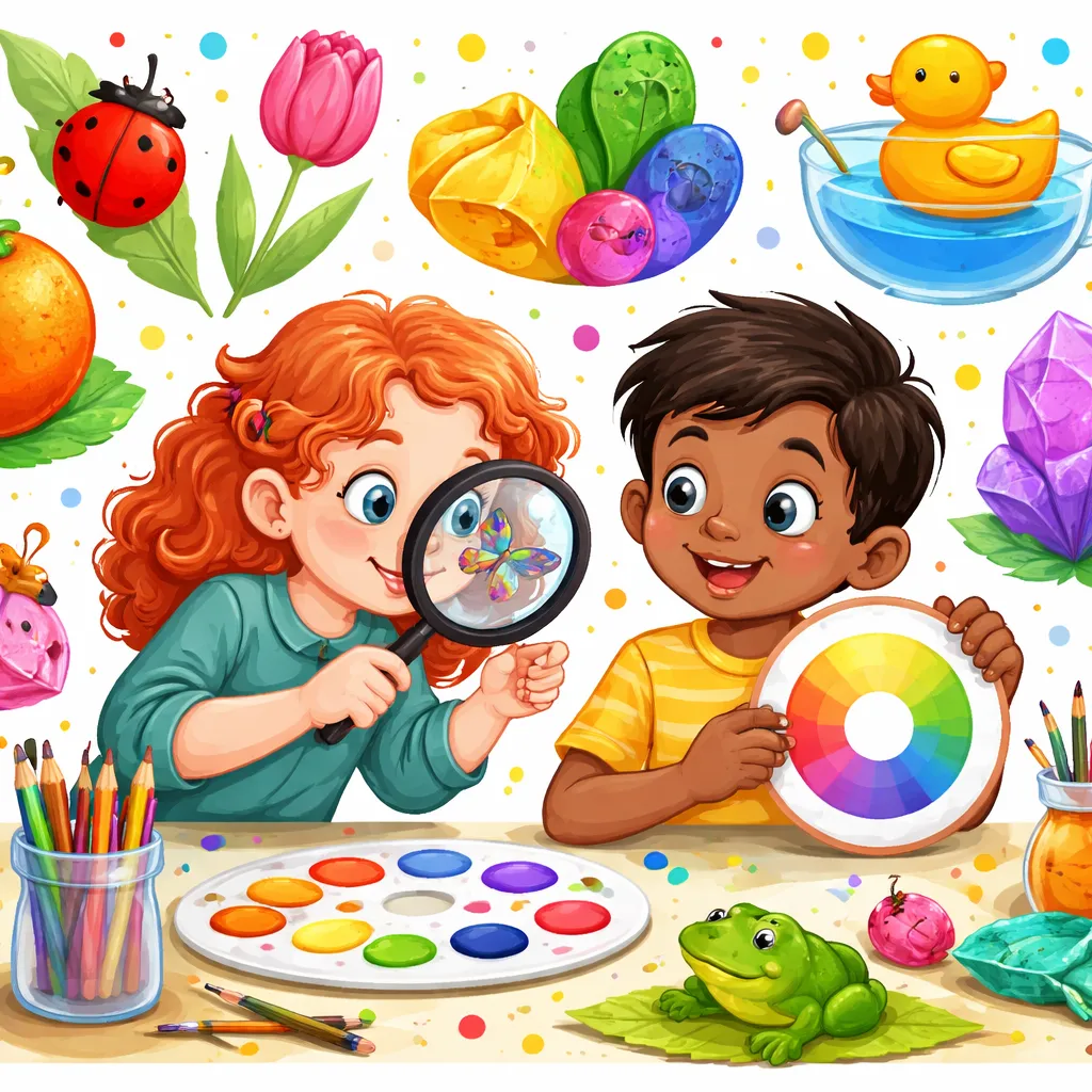 Which Fun Ways of Talking About Colors of Objects in English Build Vocabulary and Observation Skills?